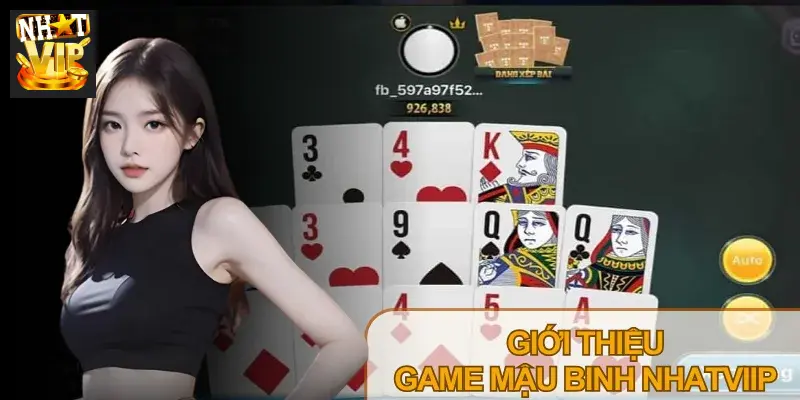 Mậu Binh Nhatvip thiết kế rõ ràng, màu sắc hài hòa, hiển thị sinh động