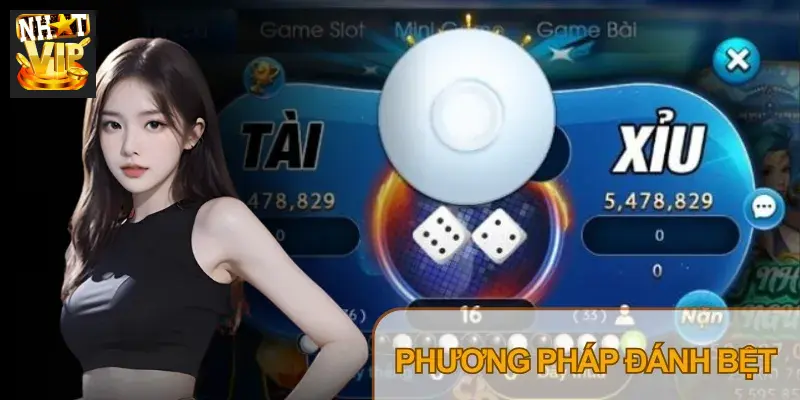Phương pháp đánh bẹt áp dụng từ ván Tài Xỉu Nhattvip thứ hai
