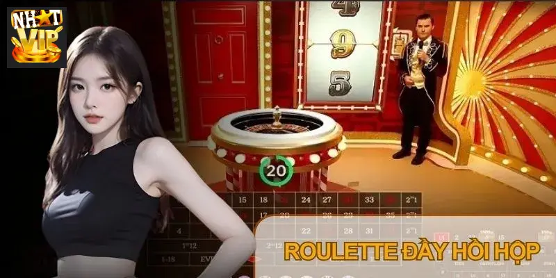 Roulette trong Casino Live Nhatvip thiết kế đẹp mắt, hiển thị đầy đủ lịch sử kết quả
